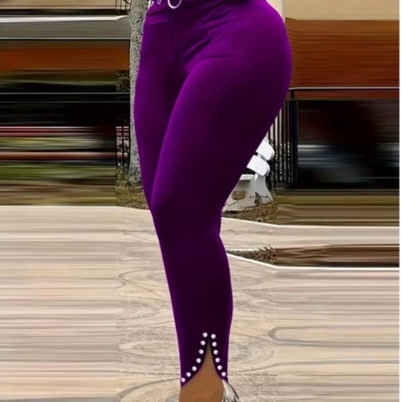 Pants - Stylish Stretchy High-Waist Women's Slim-Fit Pants
